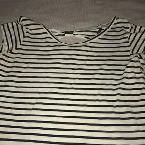 Black and white shirt